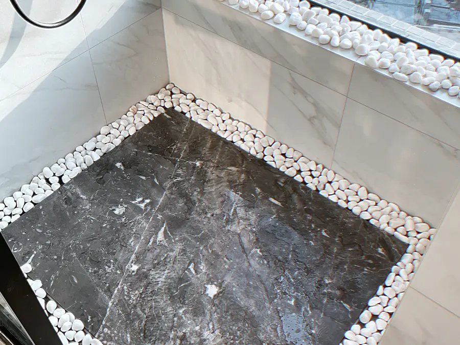 Pebbles for bathroom